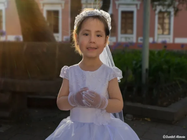 Vestido de Bautizo Diana para Niña – Conjunto Completo - Imagen 2