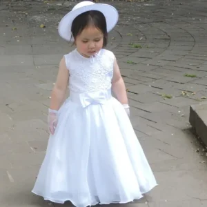 Vestido de Bautizo Emilia para Niña – Conjunto Completo