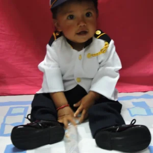 Traje de Bautizo para Niño Marinero Azul – Conjunto Completo