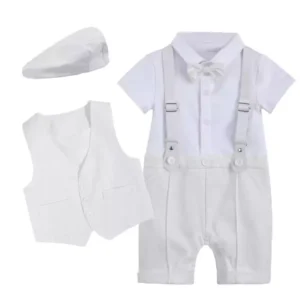 Traje Blanco de Bautizo Jacob